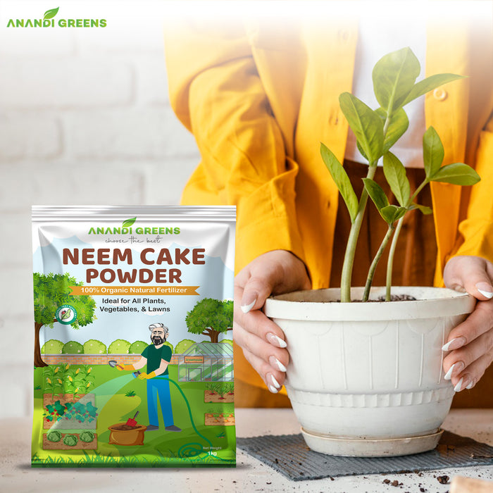 Neem cake fertilizer 5kg bulk pack – Anandi Greens