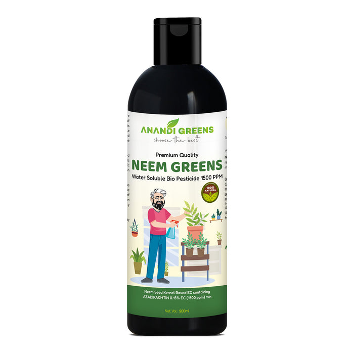 Neem oil spray controlling whitefly on tomato plants