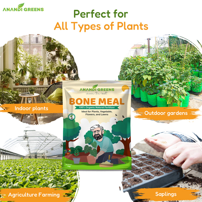 Organic bone meal 950g pack – Anandi Greens