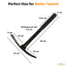 Pick axe gardening tool size and dimensions details