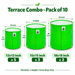 Anandi Greens Terrace Combo Pack of 10 — Sizes and quantities