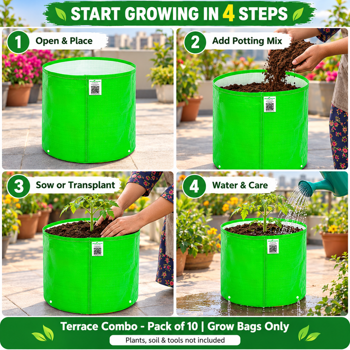 Anandi Greens Terrace Combo Pack of 10 — How to use