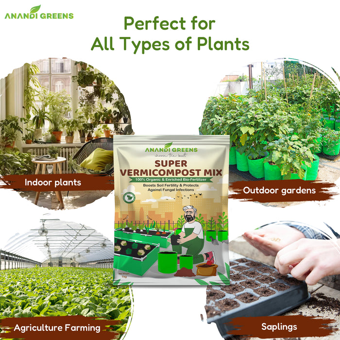 is vermicompost good for indoor plants Vermicompost Organic Fertilizer